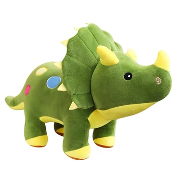 Kūrybos Didelis Pliušinis Minkštas Triceratopsas Stegosaurus Pliušinis Žaislas Dinozauras Lėlės Įdaryti Žaislas Vaikams Dinozaurai Žaislas Gimtadienio Dovanos