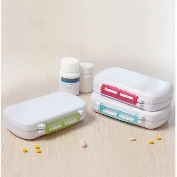 Nešiojamų Sveikatos Priežiūros Candy Spalvas, Rūšiuoti Lankstymo Vitamino Medicina Tablečių Dėžutė Makiažas Saugojimo Bylos Konteinerių Tabletes Atvejais & Šakotuvai
