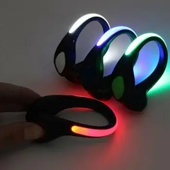 LED Batų Clip Batų Priedai Saugos Šviesa Naktį, Veikia Lauko Dviračių Priedai Perspėjimas Šviesus Dropship