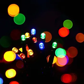 100 LED Žibintai, Saulės styginių šviesos Sodas Kalėdų Vandeniui rgb šiltas whtie Žibintai Atostogų Lauko Pasakų Žibintai Vestuvių šventė