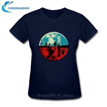 Naujas Atvykimo 3D Marškinėliai Moterims Svetimas Dalykų Dizaino Marškinėliai Aukštyn kojom T-Shirt Mergina trumpomis Rankovėmis Spausdinti Cool Top Tee Camiseta