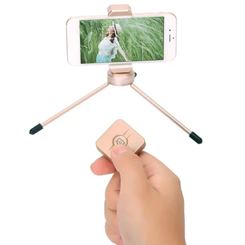 Bluetooth Nuotolinio Valdymo Pulto Mygtuką Belaidžio Užrakto Valdikliu Selfie Kamera Rokeris Išleidimo Telefono Monopodzie Selfie