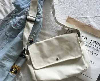 2018 korėjos versija atsitiktinis krepšys paprasta literatūros gerbėjas drobės pečių maišą