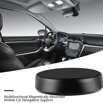 Metalo Mini Universalus Magnetinis Automobilinis Telefono Laikiklis Multi-Funkcija Magnetinio Automobilių Navigacijos Mobilųjį Telefoną Nemokamai Lipdukai