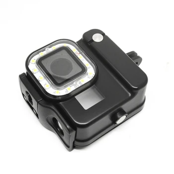 2-In-1 Kameros Vandeniui Korpusas + LED Nardymo, Povandeninės Šviesos 30M 3 Režimo Reguliavimas GoPro Hero 7 6 5