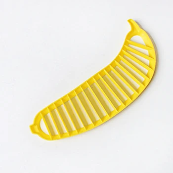 PP Plastiko Bananų Slicer Cutter Vaisių, Daržovių Įrankiai, Virtuvės Dalykėlių 25.5*7cm