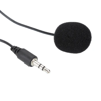 Nešiojamų Išorės Clip-On Atvartas Lavalier Microphone 3.5 mm Jack 