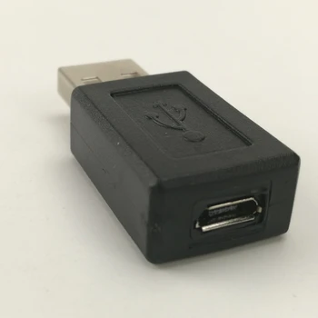 Didelės Spartos USB 2.0 Male Micro USB Moterų Konverteris Adapteris Jungties Vyrų ir Moterų Klasikinis Paprastas Dizainas Sandėlyje 100vnt/daug