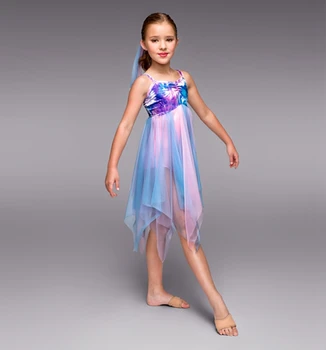 2018 Nauja Panele Baleto Šokių Suknelė Mergaitėms Samba Suknelė Salė, Vaikų Šokių Suknelė Mergina Dancewear Baleto Vestido B-Puslaidininkių Moduliai 2429