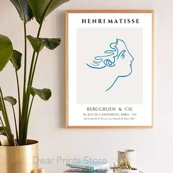 Henri Matisse Meno Kūrinius Spaudinių Paroda 