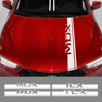 Už Acura TL UA6 UA7 LHD TSX CL9 cu2 pateiktų pataisų MDX YD3 RSX TLX-L RDX CDX NSX LR RLX ZDX Automobilių Reikmenys Kapoto Dangčio Lipdukai Automobilio Lipdukas