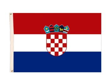 Kroatijos vėliava 3ft*5ft 90*150cm bandera poliesteris Plaukioja 2018 m. pasaulio čempionatą.