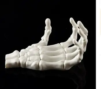 Derva skeletas Helovinas įranga asmenybės apdailos namų medicinos pelėsių palmių skeletas užsienio prekybos eiti culpture statula