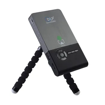 HDMI įvestis telefono projektorius Nekilnojamojo TV C2 Mini DLP Projektorių Android 7.1 Wi-fi