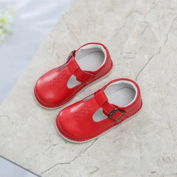 Kūdikių bateliai baby girl odiniai batai tuščiaviduriai bamblys neslidus odiniai batai 2020 naują pavasario ir rudens vaikų odos bateliai