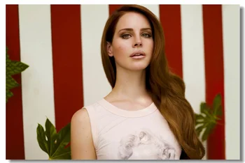 Custom Drobė Sienos Lipdukai Lana Del Rey JAV Vėliava Plakatas Lana Del Rey Tapetai Seksualus Dainininkės Žvaigždė Lipdukai Sienų Dekoravimui #0297#