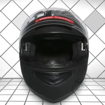 DOT Dual Skydelis Matinė Juoda Gatvės Sporto Dviračiu Visą Veidą Motociklo Šalmas casco moto Dydis M L XL