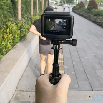 Naujas 1Pc Už Gopro Neūžauga Rankena Pratęsimo Polių Ištraukiamas Monopodzie Trikojo Selfie Stick 