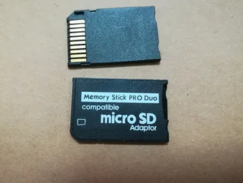 50pcs Atminties Kortelės Adapteris microSD/micro SDHC Korteles Adapteris Micro SD TF Atminties Stick MS Pro Duo PSP Kortelės
