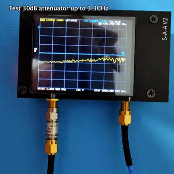 Už NanoVNA V2 3GH Vektoriaus Tinklo Analizatorius Skaitmeninis Liečiant Ekraną Hf Vhf Uhf Uv 50KHz-900MHz Antenos Analizatorius Mokamas