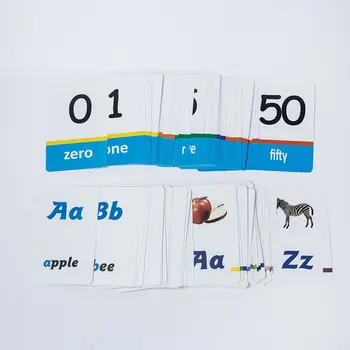 Montessori Medžiagos A-Z Abėcėle, lietuvių Flash Kortelės 0-100 Skaičių Pažinimo Korteles Matematikos Knygos Vaikams mokomieji Žaislai Vaikams