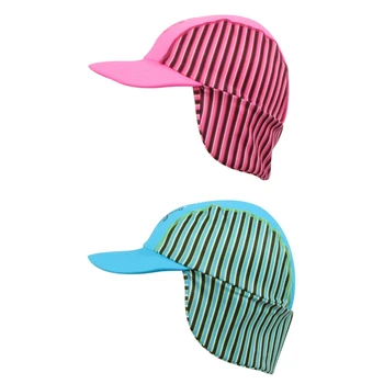 Mergaitė, Berniukas, Anti-UV Elastinga Paplūdimio Skrybėlę, Ausų Apsaugos Plaukimo Kepuraitė Vaikai Unisex galvos Apdangalai