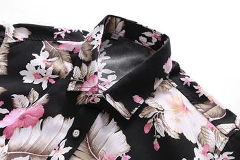 2020 Naujas Vasaros Vyrų Havajų Marškinėliai Mados Atsitiktinis Trumpas rankovėmis Marškiniai Gėlėti Marškiniai Prekės ženklo Drabužius, Plius Dydis 5XL 6XL 7XL
