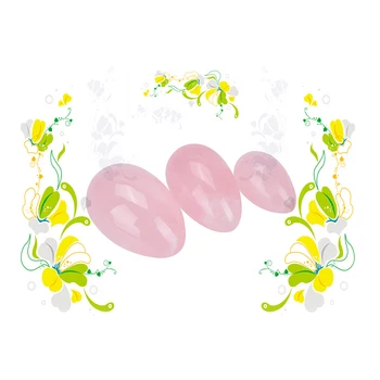 3 dydžių 1Pc Natūralus Rožių Kvarco Yoni kiaušinių Jade kiaušinių Krištolo Rutulį Dubens Kegel Pratimai, Makšties Sugriežtinimas Srityje