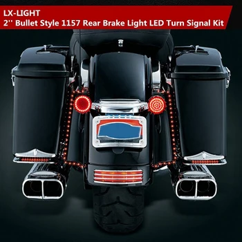 Modelis 1157 Stabdžių Šviesos diodų (LED) Posūkio Signalo Lemputė Komplektas Yamaha Motociklų, Motociklų Dalių Pakeitimas