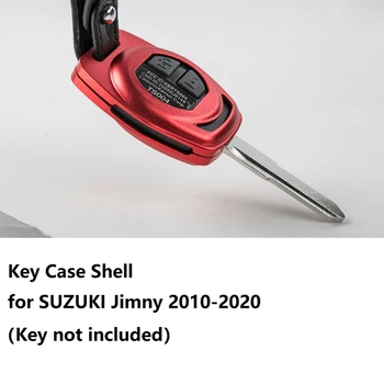 Automobilio Raktas Atveju Shell Dekoratyvinis Raštas už Suzuki Jimny 2010-2020 Aliuminio Lydinio