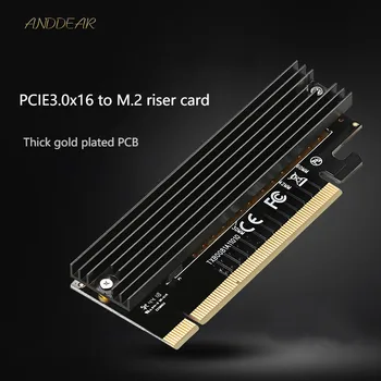 ANDDEAR adapterio plokštę M. 2 PCIE3.0 kompiuterį, aukšto greičio išplėtimo kortelės X16 kietojo disko adapteris kortelės