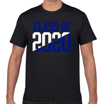 Topai Marškinėliai Vyrams klasės iki 2020 m., baltos ir mėlynos Juokinga Harajuku Geek Užsakymą Vyrų Marškinėlius XXXL