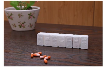 7 Dienų Savaitės Tabletes Atveju Medicina Tablet Balionėlis Organizatorius Tablečių Dėžutė Skaldymo Tablečių Laikymo Organizatorius Konteinerių Namų Cocina
