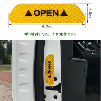 Universalus automobilių Reikmenys, Automobilių durų atidarymo atspindintis dekoratyviniai lipdukai citroen c2 kadjar volkswagen golf 