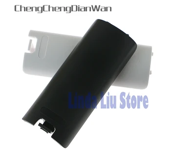 ChengChengDianWan Aukštos Kokybės Baltas Juodas Baterijos, Galinio Dangtelio Korpuso Atveju Nintendo Wii Nuotolinio valdymo pultelis 2vnt/daug