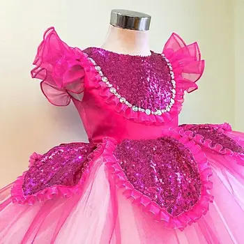 Vaikai Šiuolaikinio Baleto Princesė Dress Blizgučiais Merginų Hip-Hop Grupė Pramoginiai Dancewear Kostiumai Vykdymo Etapą Drabužių Komplektus
