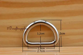 D žiedo d-žiedai rankinėje žiedas austiniai diržai, Suveržiamųjų nikelio metalo 19mm 3/4 colio 14pcs D71