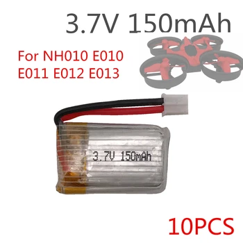 10vnt), 3,7 V 150mah 30C Lipo Akumuliatorius E010 E011 E012 E013 Furibee F36 H36 Quadcopter baterija