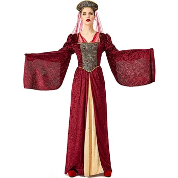 Umorden Fantasia Puras Halloween Kostiumai Moterims moteriški Viduramžių ir Renesanso Mergautinė Kostiumas Arabų Nuotaka Cosplay