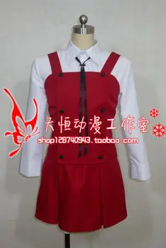 Hidamari Eskizas Cosplay Japonų Mokyklos Mergaičių Uniformos Kostiumas dienos aprangą sijonas, marškinėliai helovinas Kalėdų kostiumai moterims