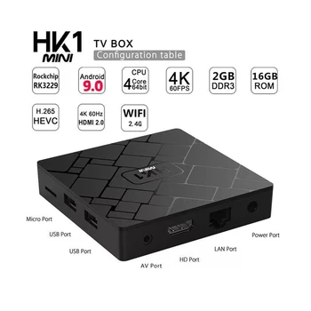 Naujas, Hk1 Mini Smart Tv Box 