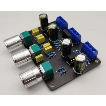 Dual NE5532 Toną, Stereo-Preamplifier Valdyba, o HiFi Amprifier Ekvalaizeris Preamp Aukštų Bass, Tone Control Pre Stiprintuvas