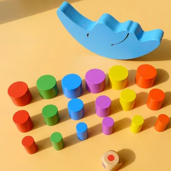 2020 m. Naujas Medinis INTELEKTO Modelio Blokai Lauke Montessori Vaikų Žaislai Formų Skrodimo 130 Blokai 24 Dizaino Vaikų Švietimo Žaislas