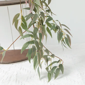 1.7 m modeliavimas willow rotango sienos kabo vestuvių lubų likvidavimo susitarimą apdailos žalieji augalai ivy kambarį