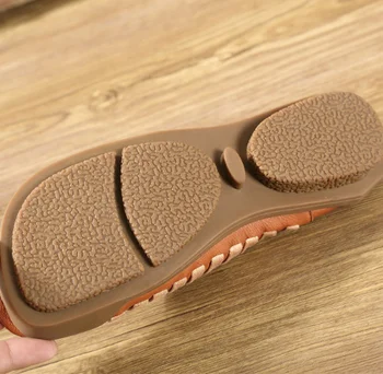 Careaymade-Atsitiktinis odos sandalai moterims naujo plokščiadugnės mažos kulno žuvų burna batai,RETRO meno minkšto paviršiaus, ne slydimo minkšto dugno