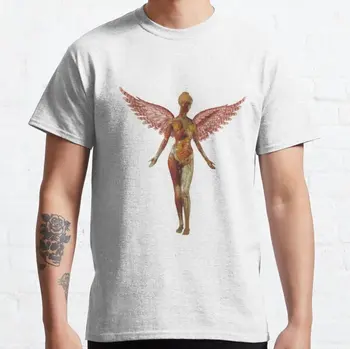 Gimdoje Anatomijos Angelas medvilnės, trumpomis rankovėmis vyrams marškinėliai atsitiktinis palaidų katė vyrų marškinėlius, o-kaklo t-shirt vyrai tee marškinėliai viršų