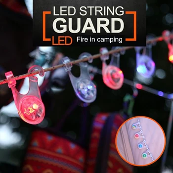 Lauko Kempingas Įspėjamasis Žibintas String Virvę Guard Žibintai Vandeniui LED Palapinė Kelionės Lengva, Vežančių Nešiojamų Dalys