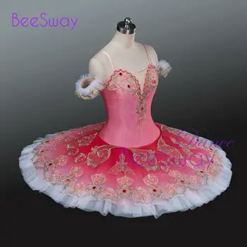 Baleto kostiumas Suaugusiųjų Profesinės Baleto Mdc šokių Suknelė Rožinės spalvos 