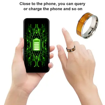 Nešiojami Protingas Žiedo Naujų Technologijų Magija Piršto Žiedai Remti Visus NFC Funkcijos išmaniųjų telefonų Piršto Papuošalai Smart Priedai