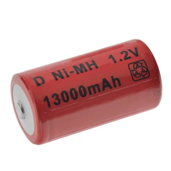 20pcs D dydžio 1.2 v Ni-MH 13000mAh D baterijos Įkrovimo baterija (akumuliatorius su Skirtukais Sidabrinė